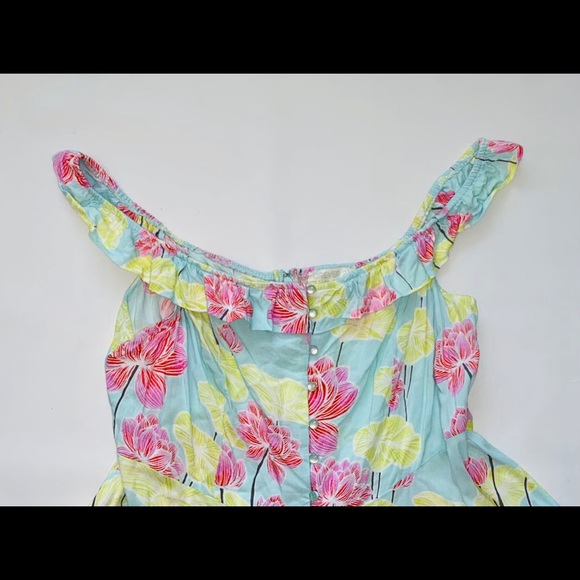 Plus size Hawaiian Floral Dress - Picture 2 of 3